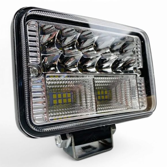 Прямоугольная LED фара 78 Вт. 26 диодов 9-80V (Ближний + Дальний свет)