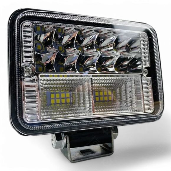 Прямоугольная LED фара 78 Вт. 26 диодов 9-80V (Ближний + Дальний свет)