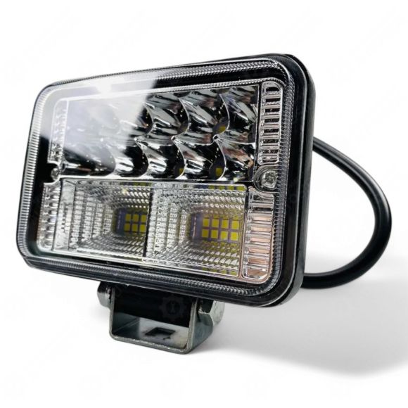 Прямоугольная LED фара 78 Вт. 26 диодов 9-80V (Ближний + Дальний свет)