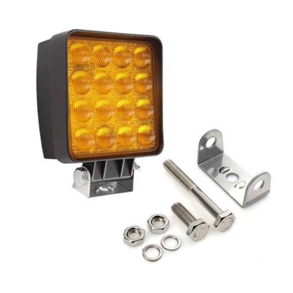 Светодиодная LED фара AutoSide AS-48/SQ/FY-3E5D желтый 5D линза 48 Вт (ближний) Светодиодная LED фара AutoSide AS-48/SQ/FY-3E5D желтый 5D линза 48 Вт (ближний)