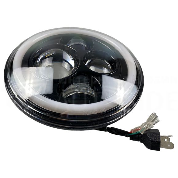 Лед Фара 60W 7" дюймов головного света (УАЗ, ВаЗ, Богдан, Эталон, Jeep, Harley Davidson)