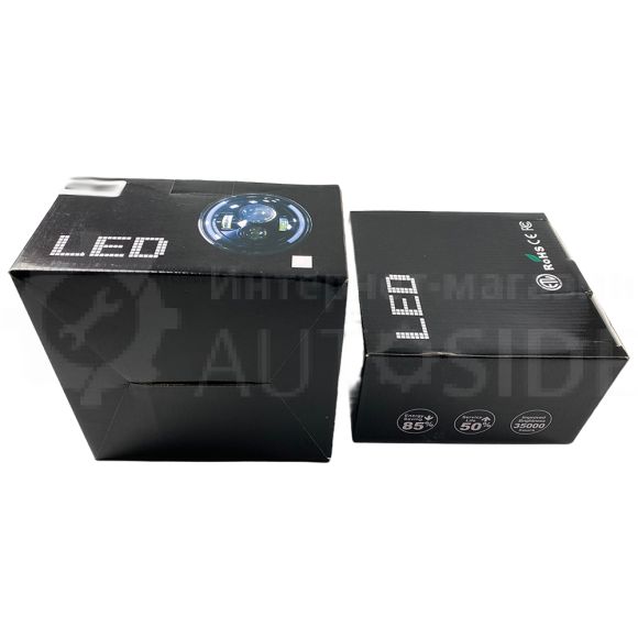 Лед Фара 60W 7" дюймов головного света (УАЗ, ВаЗ, Богдан, Эталон, Jeep, Harley Davidson)