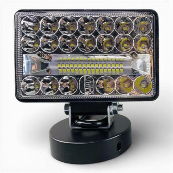 LED фара 108W прямоугольная (10-90V, 36 диодов) (ближний + дальний свет)
