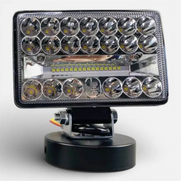 LED фара 108W прямоугольная (10-90V, 36 диодов) (ближний + дальний свет)