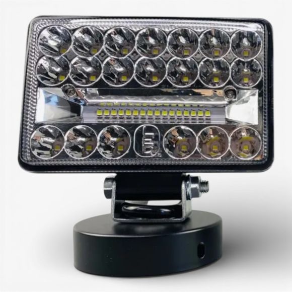 LED фара 108W прямоугольная (10-90V, 36 диодов) (ближний + дальний свет)