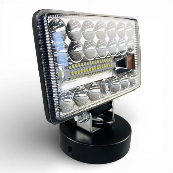 LED фара 108W прямоугольная (10-90V, 36 диодов) (ближний + дальний свет)