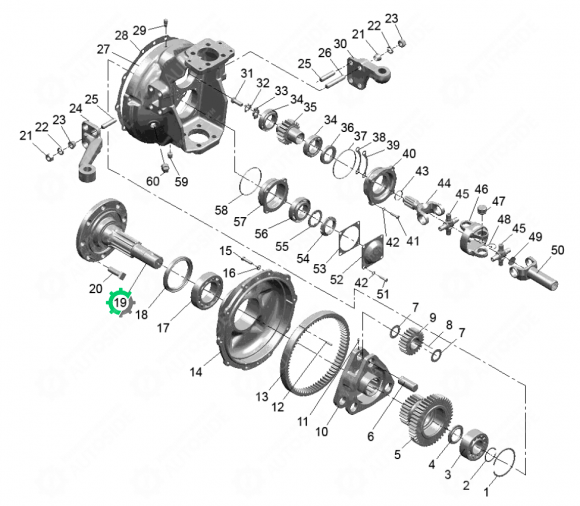 Фланець ПВР МТЗ-822/922/923 (1521-2308017) Фланець ПВР МТЗ-822/922/923 (1521-2308017)