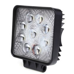 Світлодіодна LED фара AutoSide AS-27/SQ/S-3E5D 5D лінза 27 Вт (дальній)
